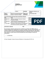 Adventure Activities Regulatory Regime Proposed Changes Regulartory Impact Statement