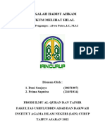 Makalah Hadis Ahkam Hukum Melihat Hilal