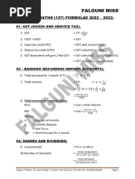 0 - Math Formulae STD 10 (22 - 23)