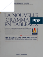 La Nouvelle Grammaire en Tableaux Et Un Recueil de Conjugaison