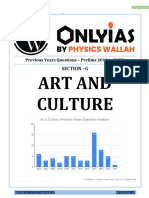 PYQ (Art & Culture) - PDF Only