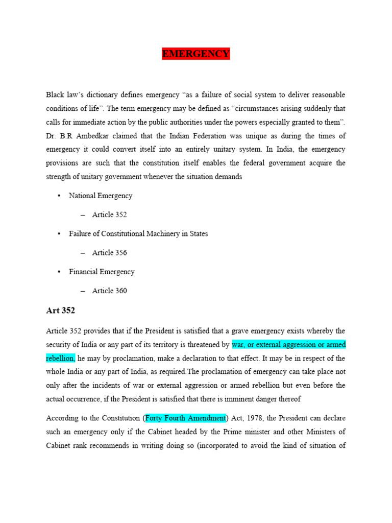 Emergency Students Pdf