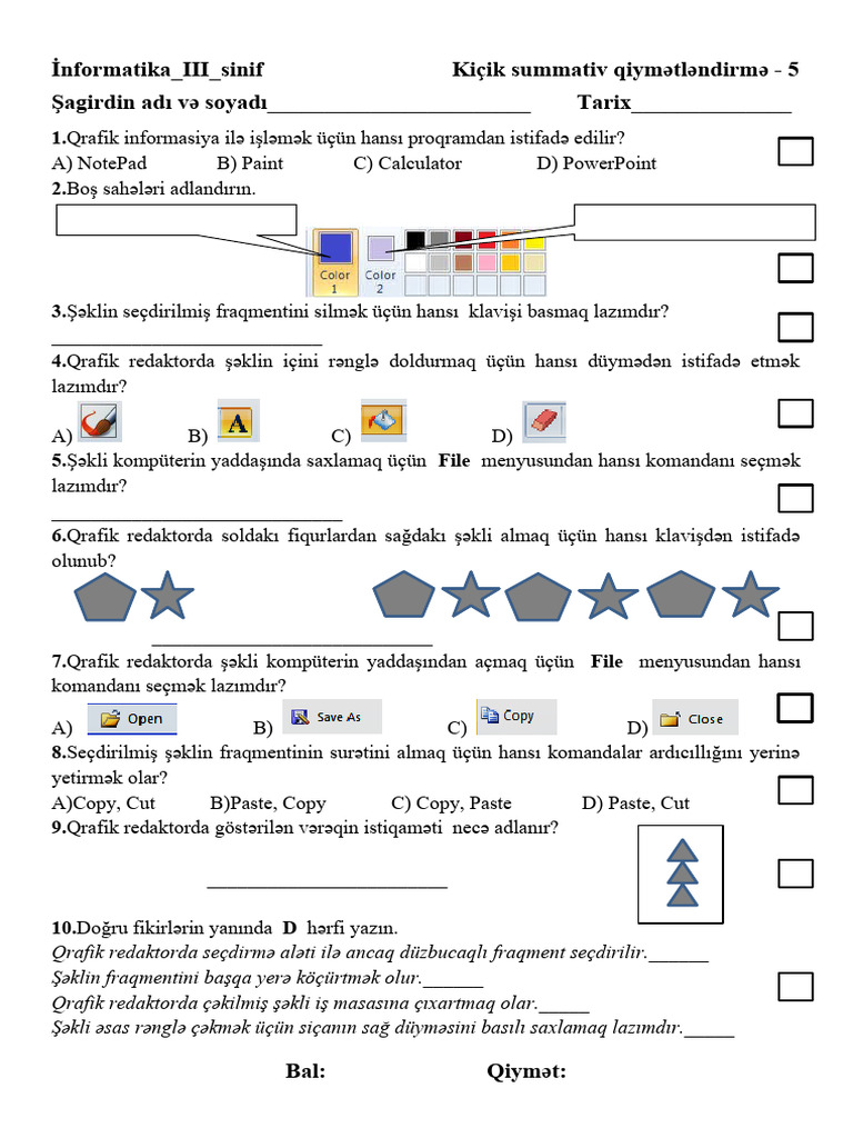 3 sinif informatika ksq 5 pdf