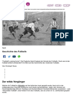 Sport: Fußballgeschichte - Sport - Gesellschaft - Planet Wissen