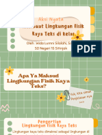 Aksi Nyata Lingkungan Kaya Fisik (Oleh Wida)