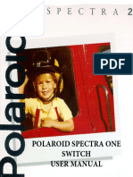 Polaroid Spectra One Switch - User Manual
