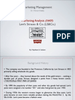 Levis Swot Analysis | PDF | Jeans | Marketing Strategy