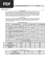 Course Outline - FEA