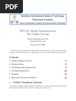 ECS 445 Mobile Communications The Cellul