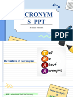 Acronyms