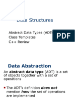 Abstract Data Types (ADTs) Class Templates