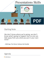 Effective Presentation Skills