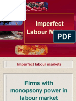 Imperfect Labour Markets