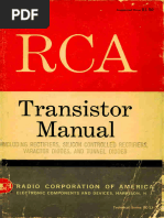 RCA Transistor Manual 1964 (Original)