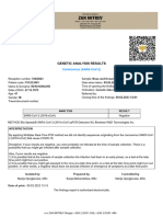 Genetic Analysis Results: Coronavirus (Sars Cov 2)