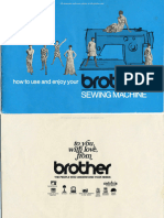Brother 181 Sewing Machine Instruction Manual