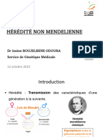 Hérédité Non Mendelienne - DR Boujelbene - PCEM2 - Octobre 2023
