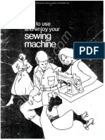 Brother XL711 Sewing Machine Instruction Manual