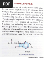 Generations of Cephalosporins With Mnemonics | PDF