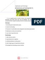 Sustainable Agroforestry Land Technology (SQLT 3)