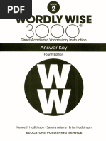 Wordly Wise, Book 3 - 3000 | PDF