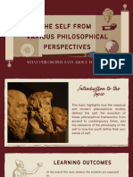 Gec1 What Philosophy Says About Self - The Self From Various Philosophical Perspectives