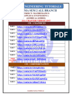 Mathematics 2 All Chapter Videos Link-1