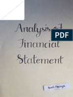 Cash Flow Statement Project - Swati