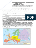 Tema 10 Europa Caracterizarea Economico-Geografică Generală. Marea Britanie. Franța. Germania. România