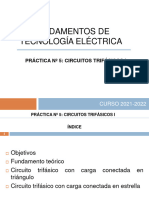 Fundamentos de Tecnología Eléctrica: Práctica #5: Circuitos Trifásicos I