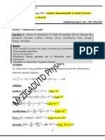 Solution de La Seerie DexercicesN 1 Phys-1