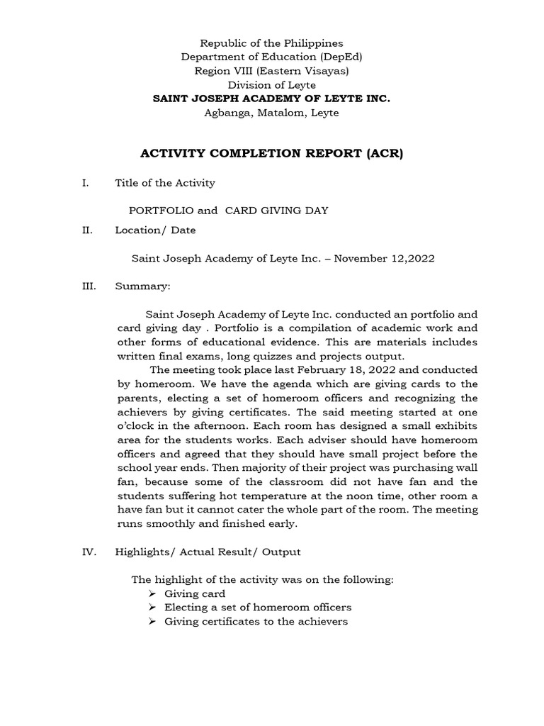 Acr 1st Quarter Hpta Meeting Pdf Schools