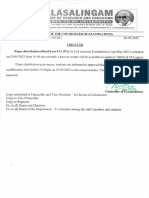 21 Paper Distribution For ESE-Apr May 2023 - Final Year