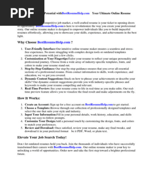 Online Resume Maker