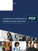 Retaining The Local Workforce Position Paper Consultation