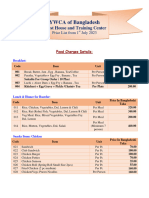 Food Price YWCA of Bangladesh