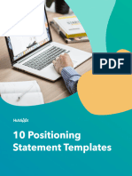 10 Positioning Statement Templates - HubSpot