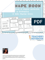 Chantal Gunn - 3D Shape Bundle! Student Cut & Glue Book and Matching Cards-Teacher's Notebook - Chantal Gunn (2014)