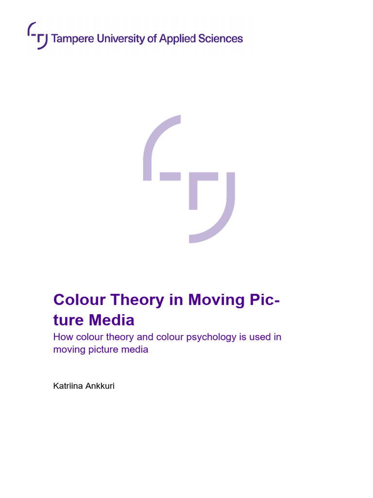 Colour Psychology in Film Storytelling | PDF | Light | Eye