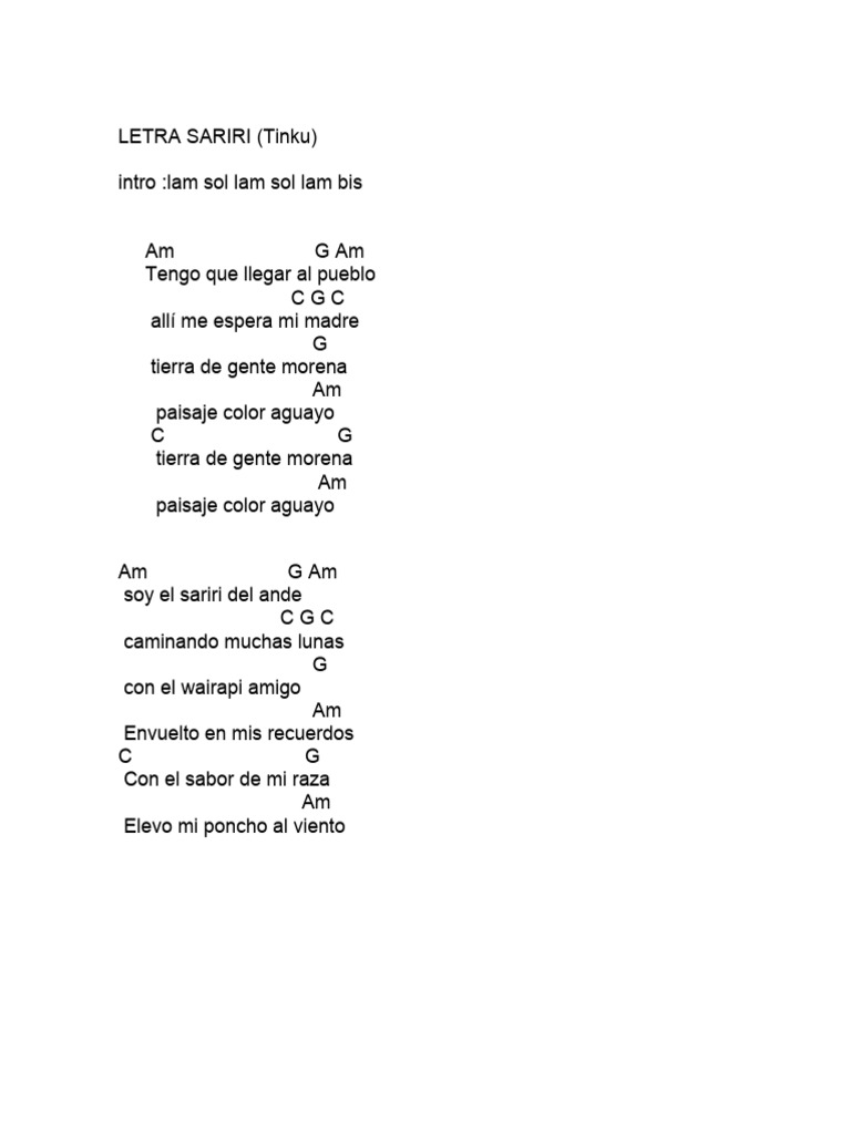 Letra de 