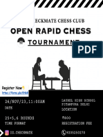 22nd Checkmate Open Rapid Chess Tournament 26th Nov'23