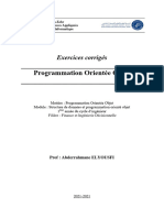Exercices Corrigés CPP - FID1 - 2021-2022