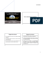 Aula 2 - 2020 - Tempo Geológico e Origem Estrutura e Composição Da Terra