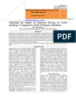 Analyzing The Impact of Cigarette Pricing On Youth Smoking A Comparative Study of Nigeria and Ghana