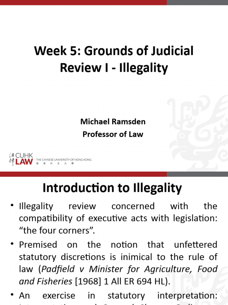 Week 5 Illegality 2024 Pdf Justice Crime Violence