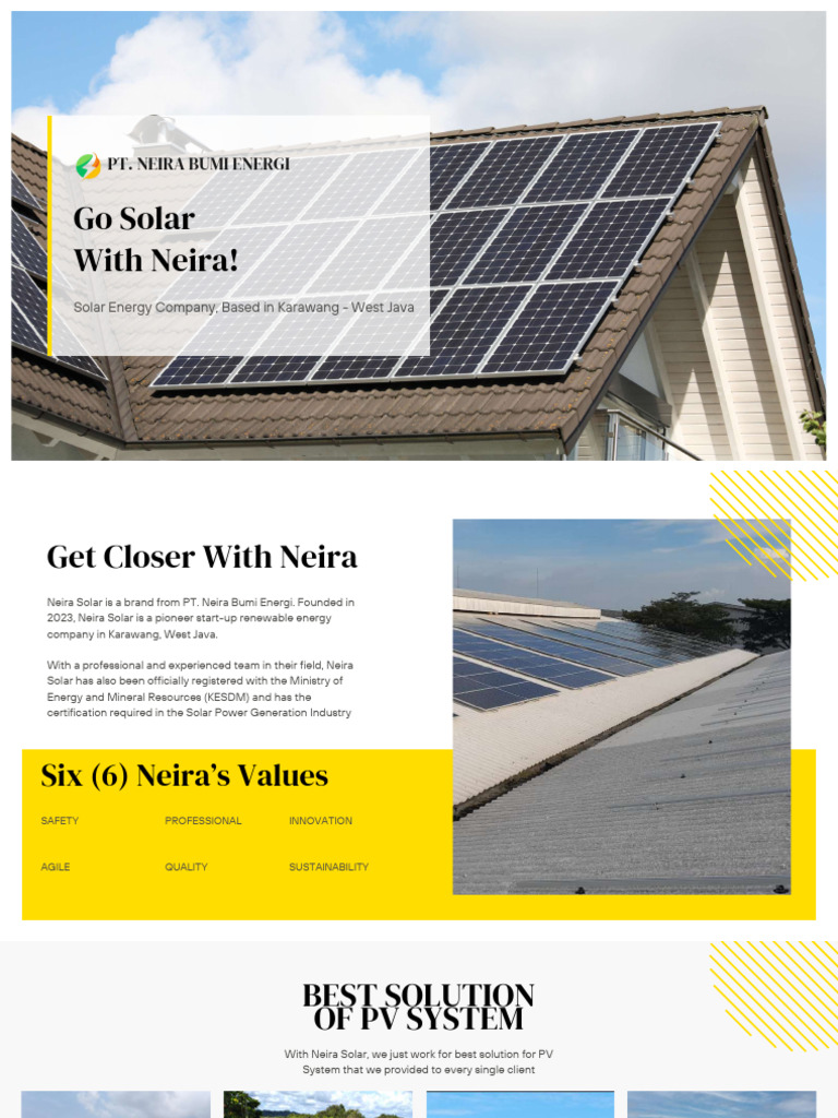 Neira Solar: Renewable Solutions in Karawang | PDF | Solar Power ...