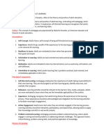 Feb Andaragogy Theory of Adult Learning