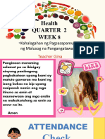 2ND QTR COT Week 8 HEALTH