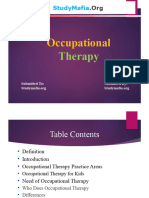 Occupational Therapy