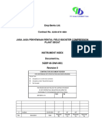 SGBP-I0-DWI-001 Instrument Index Asbuilt Rev.0